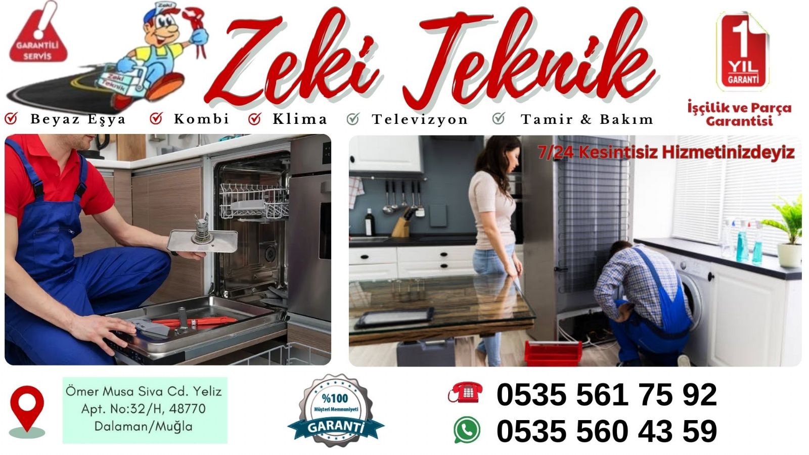 Dalaman Arçelik Servisi